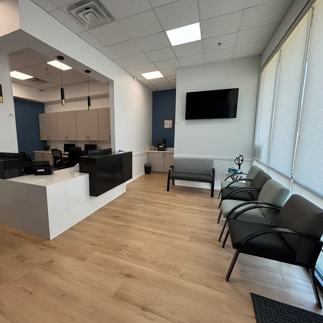 health one family medicine new ircing office waiting room and reception